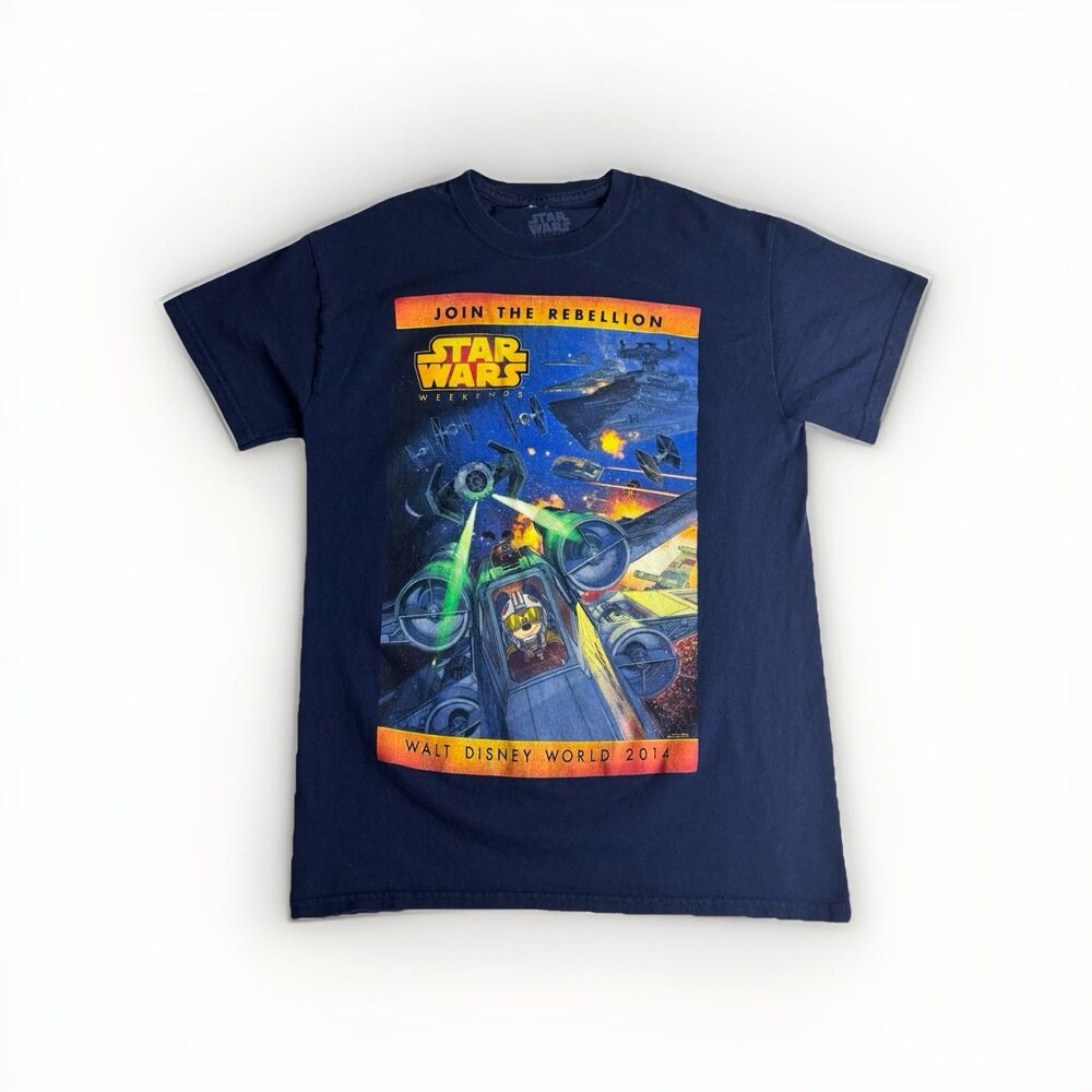 Vintage Star Wars Weekends T-Shirt Men’s Small Mickey Mouse X-Wing Disney Parks